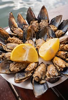 محشي بلح البحر (المحار)