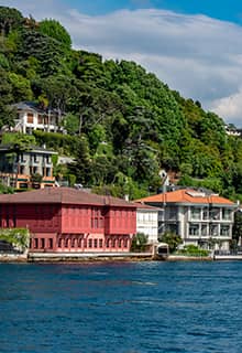 Bosporus Yalı Anwesen am Meeresufer