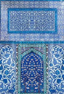 زخرفة البلاط العثماني لقصر طوب قابي