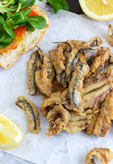 Anchoas fritas
