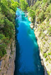 Cañón Köprülü, Antalya