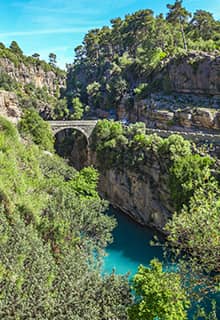 Cañón Köprülü, Antalya