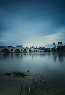 Der Meriç-Fluss in Edirne