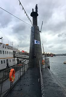 Tcg Uluçalireis Moored at the Rahmi Koç Museum on the Golden Horn İstanbul
