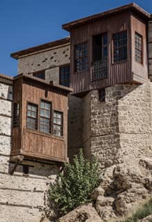 Historische Elazig-Häuser