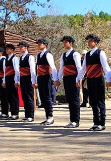 Trommel-Dudel-Volkstänze der Keskin-Region