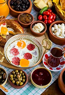 Desayuno turco en estambul