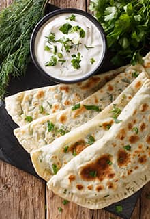 Гёзлеме с Травами и Сыром