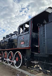 Старий вугільний поїзд Едірне