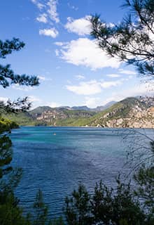 Der Manavgat Fluss Antalya