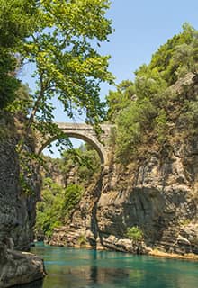 Der Manavgat Fluss Antalya