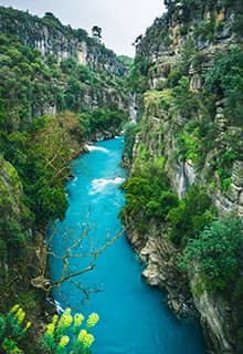 Der Manavgat Fluss Antalya