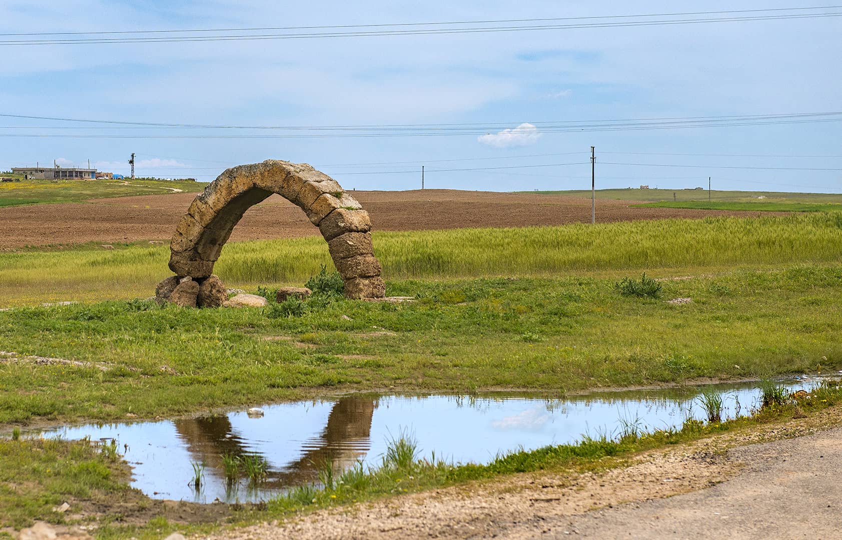 English: An ancient Roman bridge that spanned the Wadi al Murr