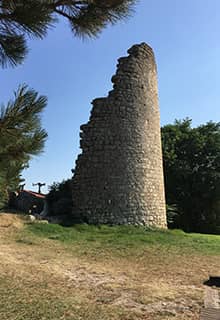 Die Überreste einer Antiken Byzantinischen Stadt