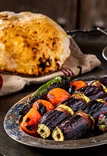 Kebab de berenjena de Gaziantep